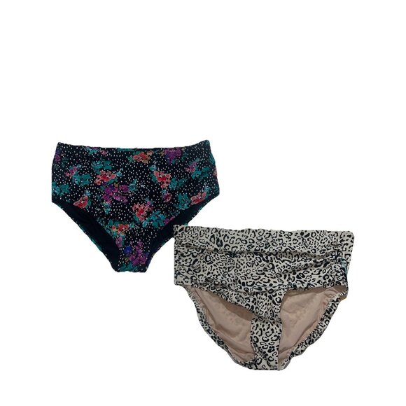 Lot of 2 Kona Sol Swimsuits for ALL womans swimwear bikini bottoms ONLY! 2X 24 - Picture 1 of 12